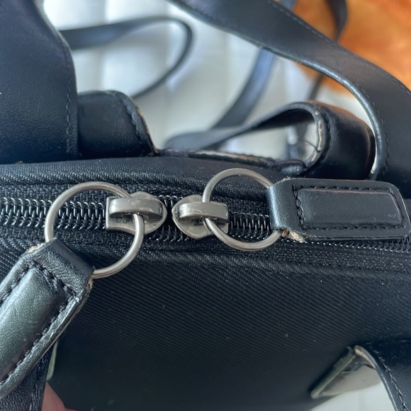 COACH VINTAGE NYLON/ LEATHER BACKPACK - Picture 4 of 11